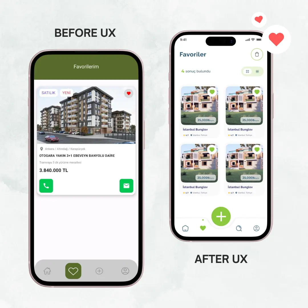 Evim App – Emlak Platformu design process 4
