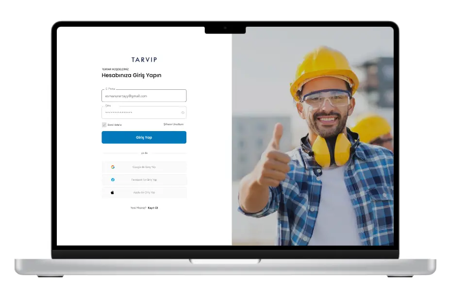 Tarvip – Endüstriyel Dijital Pazar design process 1